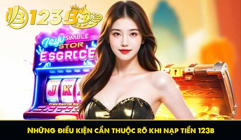 Những điều kiện cần thuộc rõ khi nạp tiền 123b