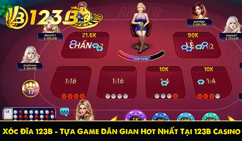 Xóc Đĩa 123B - Tựa Game Dân Gian Hot Nhất Tại 123B Casino